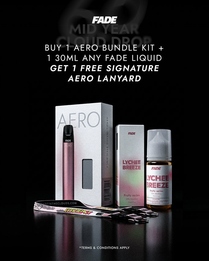 [6.6 Sale] AERO Bundle + 1 Liquid Free FADE Signature Lanyard