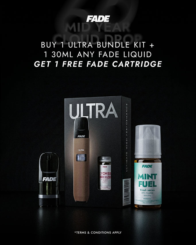 [6.6 Sale] ULTRA Bundle + 1 Liquid Free FADE Cartridge