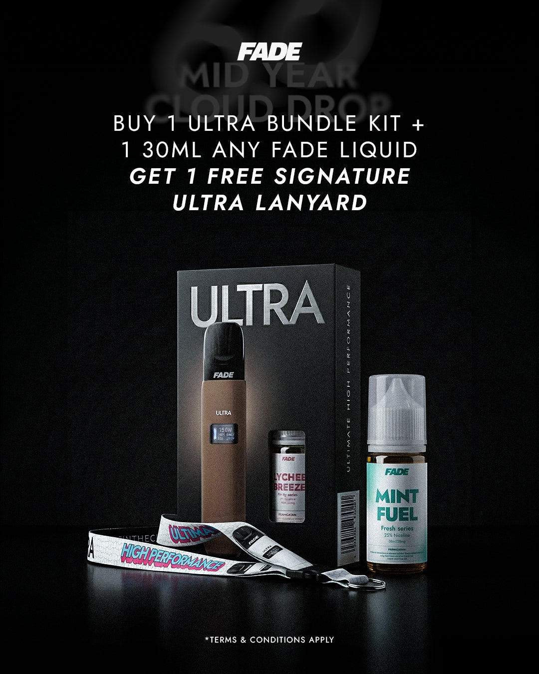 [6.6 Sale] ULTRA Bundle Free FADE Signature Lanyard